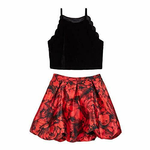 BCX- Printed Bubble Skirt